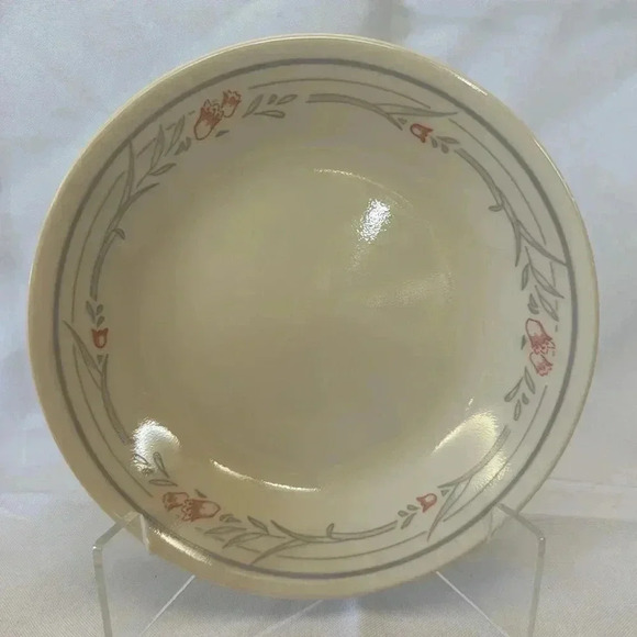 Corelle Peach Tulip Rose Bread and Butter Side Plate 6.75” - Picture 2 of 3